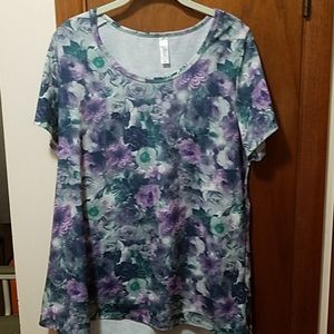 LulaRoe Floral Classic Tee